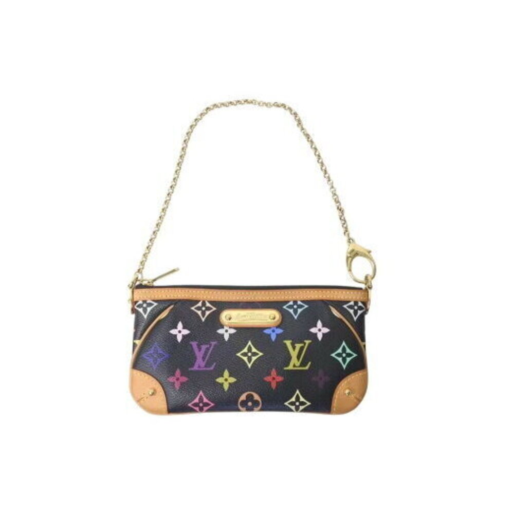 Louis Vuitton Pouch Milla Monogram Multicolore Multicolor Black